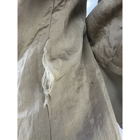 *Damaged/Flawed Lululemon Non-Stop Bomber Jacket Bold Beige Gold Zip Size 4 - Picture 9 of 16